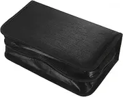BESTOYARD Portable CD Pouch Capacity DVD Storage Case Secure Closure CD Organizer for Travel Home Car Stylish Disc Holder for Safe and Organized Storage