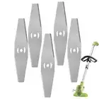 5Pcs Grass Trimmer Strimmer Edger Cutter Blades String Steel Replace Head Blade