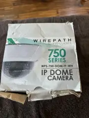 Wirepath 750 Series WPS-750-DOM-IP-WH Dome 2MP 1080P 30FPS Security Camera