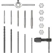 DeWALT 17 PC. METRIC TAP & HEX DIE SET + DRILL BITS • REPAIR or CREATE THREADS
