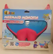 Mermaid Linden Monofin KIDS Pink & Blue 1 New 1 Used