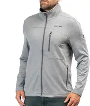 Klim Echo Wool Fleece, textile jacket , color: Light Grey , size: M