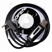 USB Programming Cable & Software CD For Baofeng UV-5R BF-888S Walkie Talkie