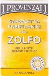I provenzali Purifying Sulphur Soap for Mixed, Oily and Impure Skin 100 g