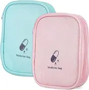 Emergency Bag Outdoor Medicine Pouch Compact First Aid Kit Carrying Case Medicine Bag Organizer Oxford Cloth
