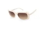 Guess Shiny Ivory/Brown Gradient Women's Designer Sunglasses GU7841 25F