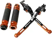 Handlebar Kits Motorcycle Brake Clutch Levers Handlebar Grip Handle Hand Grips for YAMA-HAS V-MAX VMAX 1200 1985-2007 1997 2000 2001 2002 2006 (Color : G)
