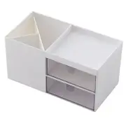 Desk Organizer, Desk Organizers and Accessories, Desk Storage Box, Vanity White