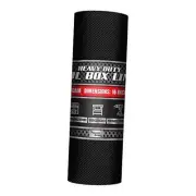 Professional Grade Tool Box Liner, 18" x 24 ft, Black | Non-Slip Thick
