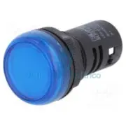 Lovato 8LP2TILB6P Indicator Bright Monoblock Blue LED 24VCC/Ca