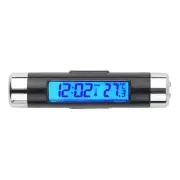 2 in 1 Car Digital LCD Temperature Clock Auto Accessories