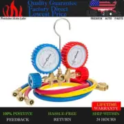 HVAC A/C Refrigeration Charging Service Manifold Gauge Set US