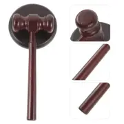 1 Set Lawyer Judge Auction Mallet Children Wooden Hammer Lawyer