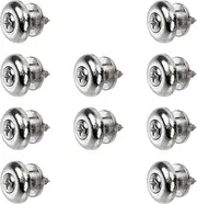 JOINPAYA 10pcs Guitar Strap Lock Fixators Guitar Belt Buttons Prevents Strap Slippage Durable Design Easy Installation for Musicians
