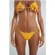 Canary Knit Micro Bikini Bottoms