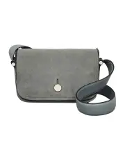 [Radley] Bathurst Mews Suede Medium Flapover Crossbody Bag in Grey