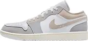 [Nike] Men's Basketball Shoes, Tech Grey/Lt Orewood Brown-white, 10 US