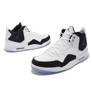 Nike 休閒鞋 Jordan Courtside 23 運動 男鞋 喬丹 氣墊 避震 皮革 穿搭 白 黑 AR1000-104 [ACS 跨運動]