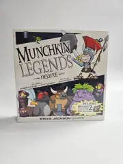 Munchkin Legends Deluxe Board Game Complete Includes Expansion Faun And Games