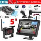 Reverse Camera Wireless Monitor Reversing Car Caravan Truck 12V 24V Rear Vew Kit