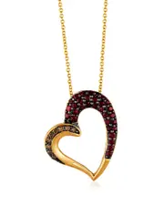 Le Vian Passion Ruby 14K 0.62 ct. tw. Diamond & Ruby Heart Pendant