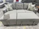 3 Seater Sofa Bed Pull Out Bed with Chaise & Storage Modular Comfortable