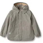 Wheat Organic Leif Cotton Jacket In Gray Size 12 Years