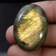 Natural Labradorite Handmade Jewelry Supply Oval Cabochon 70.30 Cts 26X36X8 MM