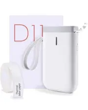 NIIMBOT D11 Thermal Label Maker Wireless Bluetooth Portable & Tapes - White