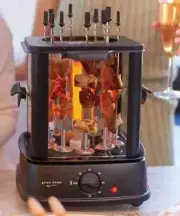 Rotisserie Grill Electric Vertical Skewer BBQ Indoor Yakitori Roaster japanese