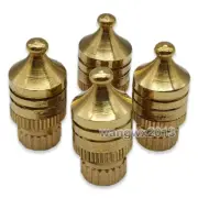 4pcs M8x30 Copper Speaker Spike Isolation Spike Stand Foot Speaker Cone Nail
