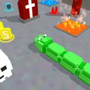 Blocky Snake Classic Arcade Slither Game