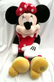 Minnie Mouse 16" Plush licensed Product Disney Stamp Foot RETIRED-RARE!-NEW!