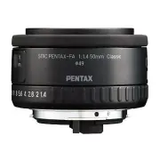 PENTAX-FA 50mm F1.4 Large Aperture SP Coated Classic Lens Black Matte Finish