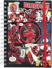 Deadpool Comic Panels A5 Notebook