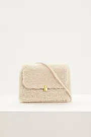 White Plus Borg Cross Body Bag