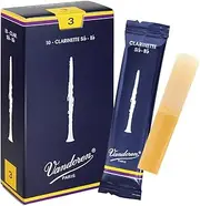 Vandoren Traditional Bb Clarinet Reed Pack of 10, Strength 3