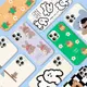SAMSUNG 🇰🇷[Momo Hard Case Collection] 兼容 iPhone 15 系列添加韓國可愛情