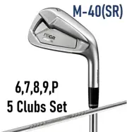 2023 PRGR 02 IRON SET #6-PW SPEC STEEL Ⅲ Ver.2 M-40 STIFF-REGULAR FLEX 5 CLUBS