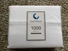 ComfySheets 1000 Thread Count 100% Egyptian Cotton KING Sheet Set White