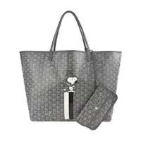 在飛比找PChome24h購物優惠-GOYARD STLOUI SNOOPY 聯名款條紋塗料帆布