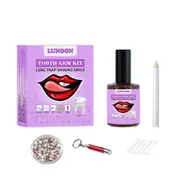 DIY Tooth Gem Kit with Curing Light Glue Crystals Jewelry Kit Teeth Jewelry Gems