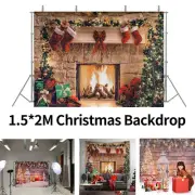 Christmas Tree Photography Backdrop Background Props Xmas Mural Home Decor