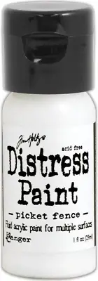 Tim Holtz Distress Paint Flip Top 1Oz-Picket Fence