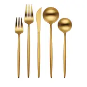 Hampton Forge Zephyr 45 Piece Flatware Set