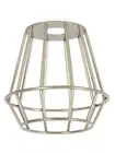 Beacon Lighting Lexicon Diamond Cage Shade in Brushed Chrome