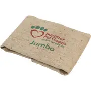 Superior Pet Goods 118x78cm Jumbo Fitted Sheet Hessian Cover for Dog Bed Frame