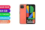 Google Pixel 4 (64GB, Orange) Australian Stock - As New