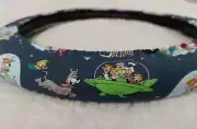The Jetsons Standard Size Steering Wheel Cover 14.5 - 15" Fred Wilma Barney