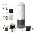 Wireless Portable Espresso Coffee Machine 19 Bar Automatic Heating Fit Capsule &